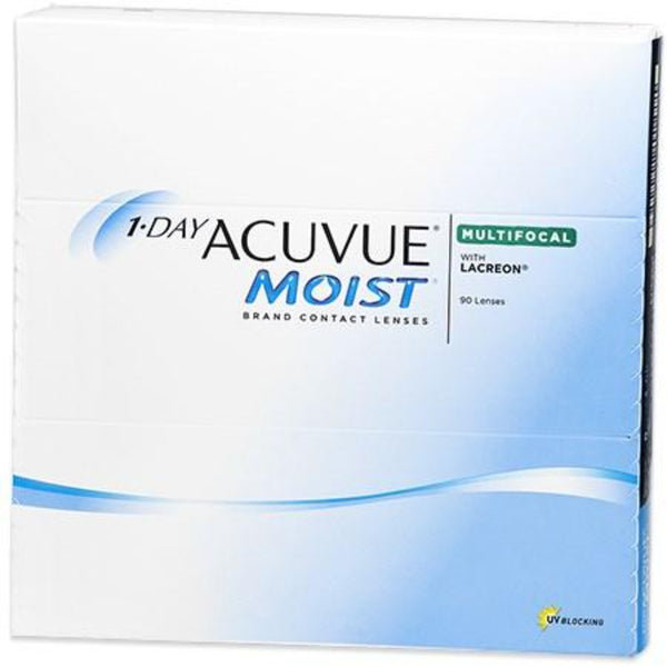 1 Day Acuvue Moist Multifocal Daily Disposable Contact Lenses 90pk by Johnson & Johnson | anytimecontacts.com.au