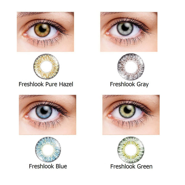 Freshlook 1 Day Color Chart | AnytimeContacts Australia