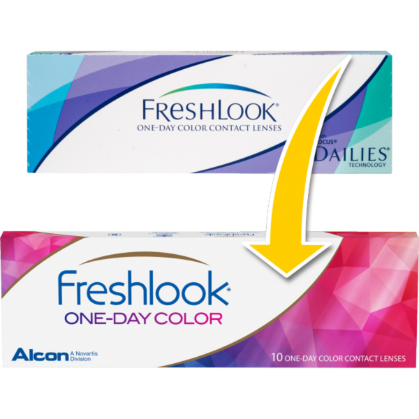 FreshLook One Day Colour Contact Lenses 10 Pack | anytimecontacts.com.au