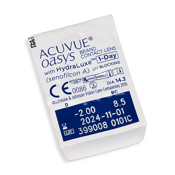 ACUVUE® OASYS 1-DAY with HydraLuxe 90pk