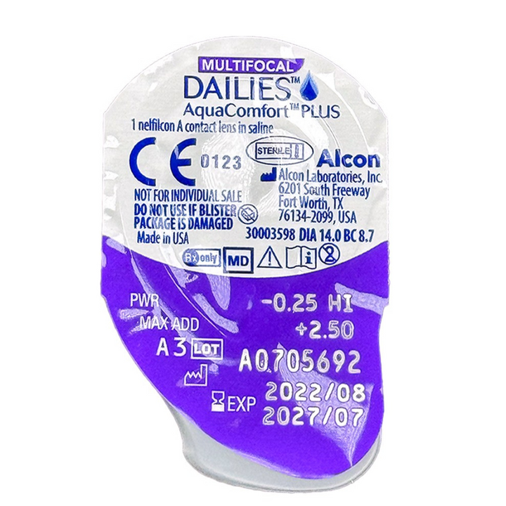 DAILIES AquaComfort PLUS® Multifocal 90pk