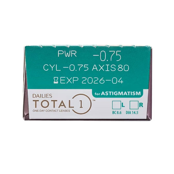 DAILIES TOTAL1® for Astigmatism 30pk