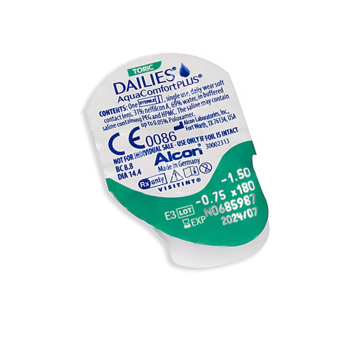DAILIES AquaComfort PLUS® Toric 30pk