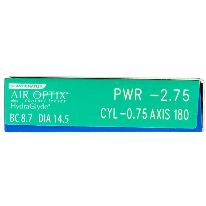 AIR OPTIX PLUS HYDRAGLYDE® FOR ASTIGMATISM 3pk