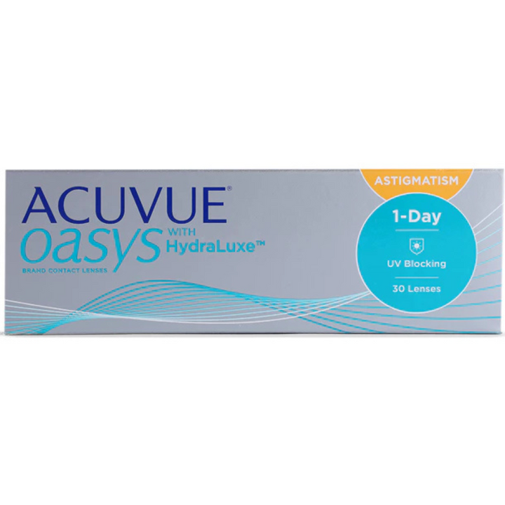 ACUVUE® OASYS 1-DAY with HydraLuxe for Astigmatism 30pk