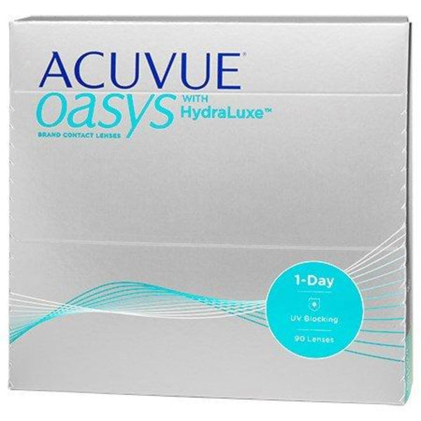 1 Day Acuvue Oasys Hydraluxe Daily Disposable Contact Lenses 90pk from Johnson & Johnson | anytimecontacts.com.au