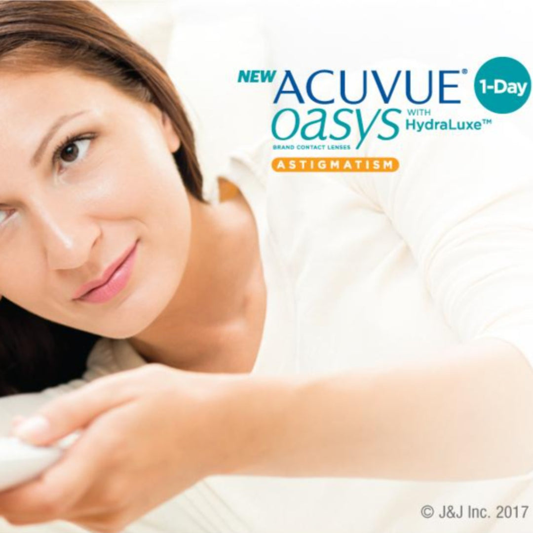 1 Day Acuvue Oasys for Astigmatism Daily Disposable Contact Lenses 90pk from Johnson & Johnson | anytimecontacts.com.au