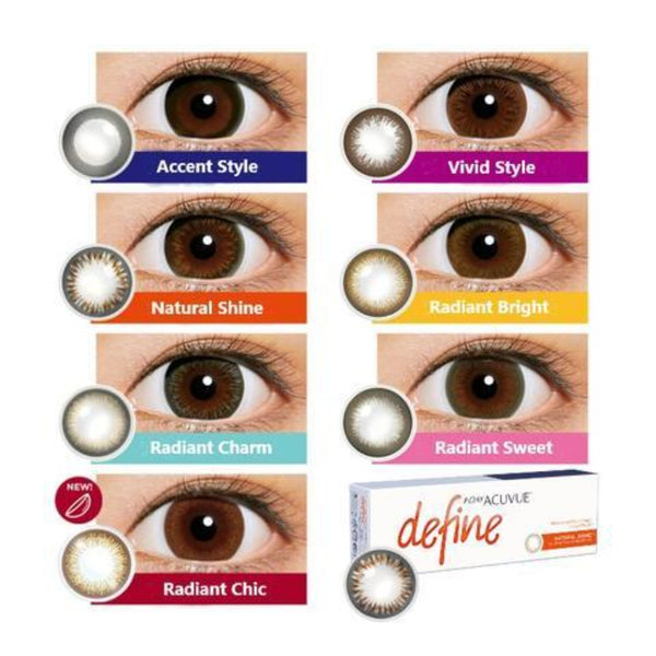 Acuvue Define Eye Colour | anytimecontacts.com.au