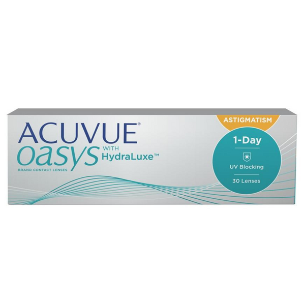 1 Day Acuvue Oasys for Astigmatism Daily Disposable Contact Lenses 30pk from Johnson & Johnson | anytimecontacts.com.au