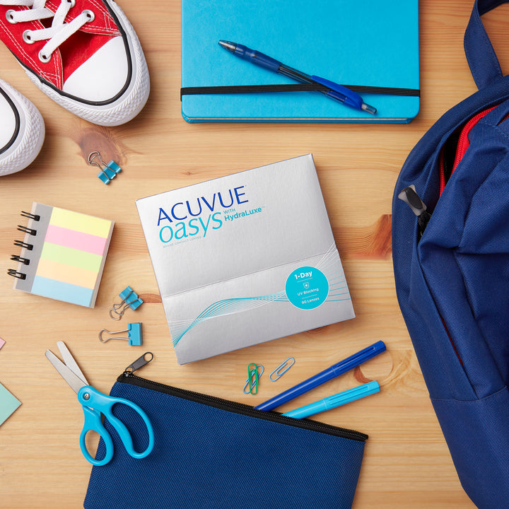 1 Day Acuvue Oasys Hydraluxe Daily Disposable Contact Lenses 90pk from Johnson & Johnson | anytimecontacts.com.au