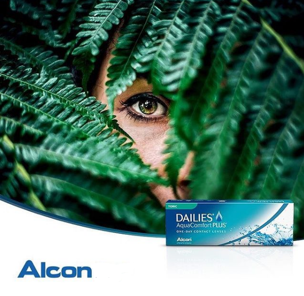 Dailies AquaComfort Plus Toric 1 Day Contact Lenses | anytimecontacts.com.au